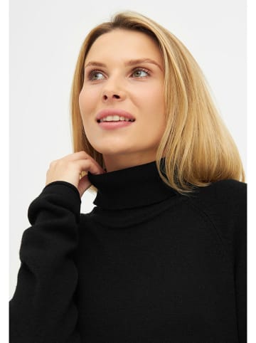 Bench Rollkragenpullover "Johanna" in Schwarz
