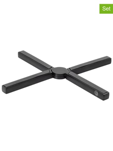 Chef Cuisine Topfuntersetzer in Schwarz - (L)23 x (B)23 cm