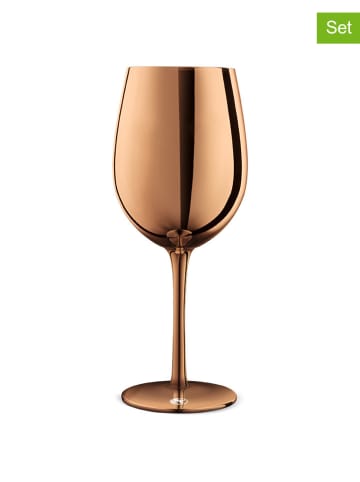 Chef Cuisine 4er-Set: Kelchglas in Kupfer - 550 ml