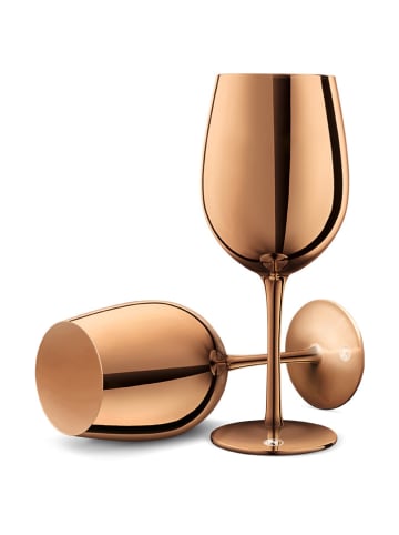 Chef Cuisine 4er-Set: Kelchglas in Kupfer - 550 ml