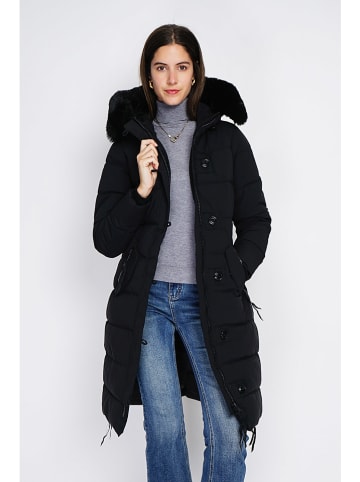 ASSUILI Wintermantel in Schwarz