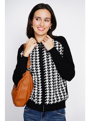 ASSUILI Vest zwart/wit