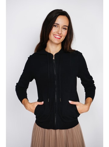 ASSUILI Kaszmirowa bluza w kolorze czarnym