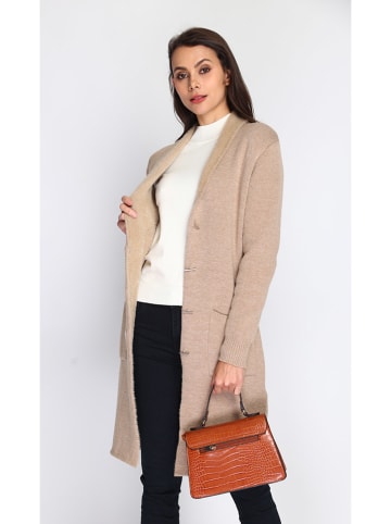 ASSUILI Kaschmir-Cardigan in Beige