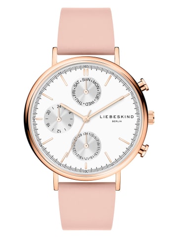 Liebeskind Chronograph in Rosa/ Roségold/ Weiß