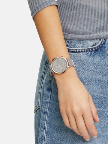 Liebeskind Chronograaf grijs/roségoudkleurig