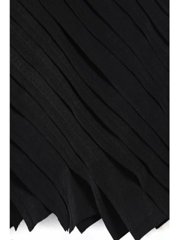 TATUUM Plisseebluse in Schwarz