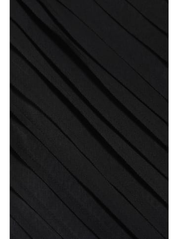 TATUUM Plisseebluse in Schwarz