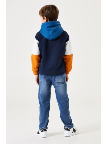 Garcia Hoodie donkerblauw/wit/oranje