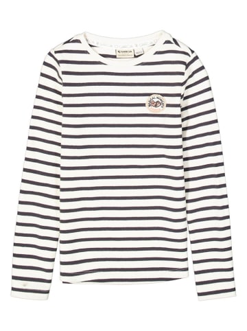Garcia Longsleeve in Weiß/ Schwarz