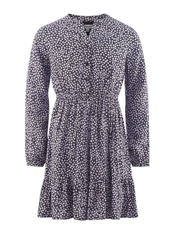 happy girls by Eisend Jurk donkerblauw/wit