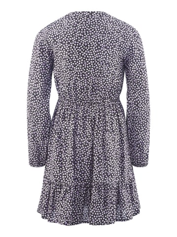 happy girls by Eisend Jurk donkerblauw/wit