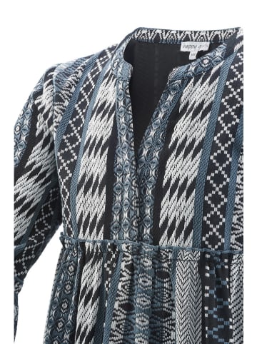 happy girls by Eisend Jurk donkerblauw/wit