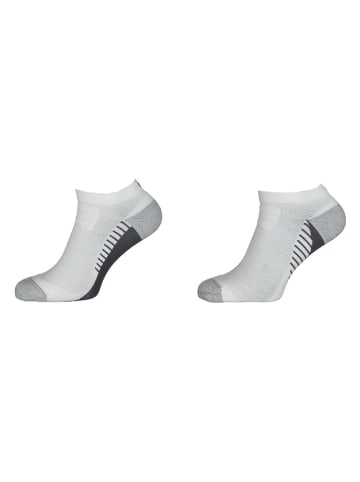 asics Socken in Weiß/ Grau