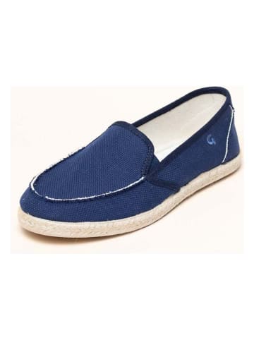 kitz-pichler Espadrilles "Camping Linen" donkerblauw