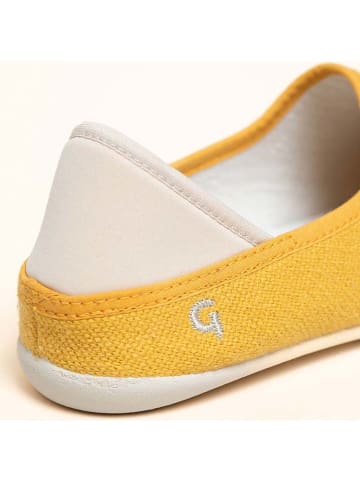kitz-pichler Pantoffels "Linen Slip-On" geel