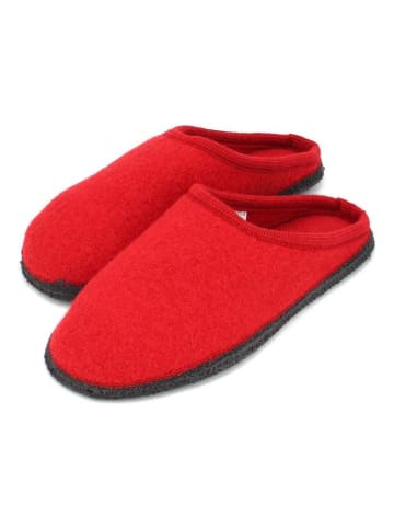 kitz-pichler Pantoffels "Grainau" rood