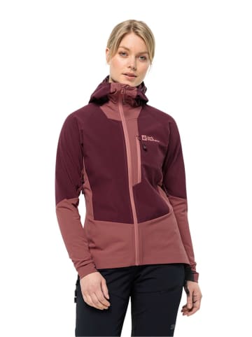 Jack Wolfskin Functionele jas "Alpspitze" lichtroze/bordeaux