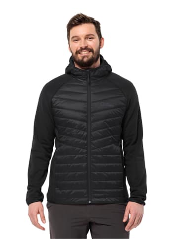 Jack Wolfskin Kurtka hybrydowa "Routeburn Pro" w kolorze czarnym