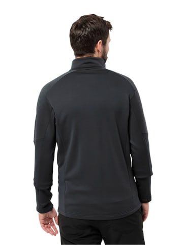 Jack Wolfskin Fleecejacke "Marienberg" in Anthrazit/ Schwarz