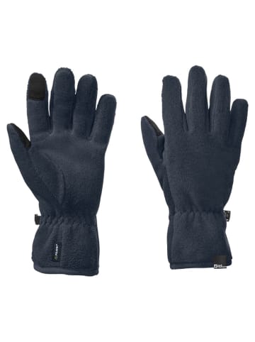 Jack Wolfskin Fleecefingerhandschuhe "Spirit" in Dunkelblau