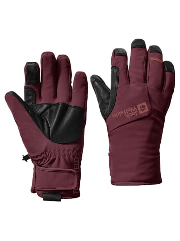 Jack Wolfskin Functionele handschoenen "Alpspitze Merino" rood