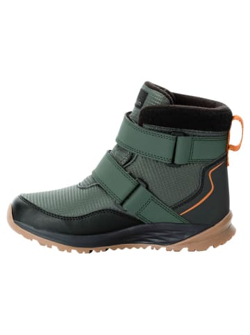 Jack Wolfskin Botki zimowe "Polar Bear Texapore" w kolorze zielonym