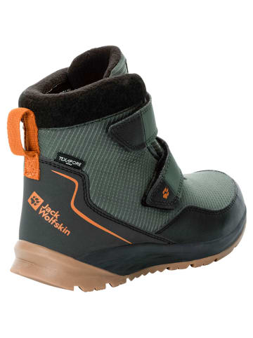 Jack Wolfskin Botki zimowe "Polar Bear Texapore" w kolorze zielonym