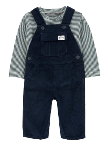 carter's 2tlg. Outfit in Dunkelblau/ Grau