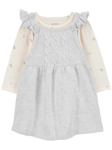 carter's 2tlg. Outfit in Creme/ Hellgrau