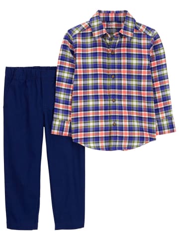 carter's 2tlg. Outfit in Dunkelblau/ Rot/ Grün