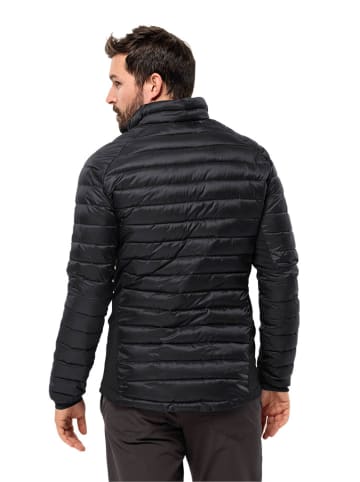 Jack Wolfskin Doorgestikte jas "Routeburn Pro" zwart
