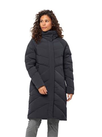 Jack Wolfskin Daunenmantel "Marienplatz" in Anthrazit