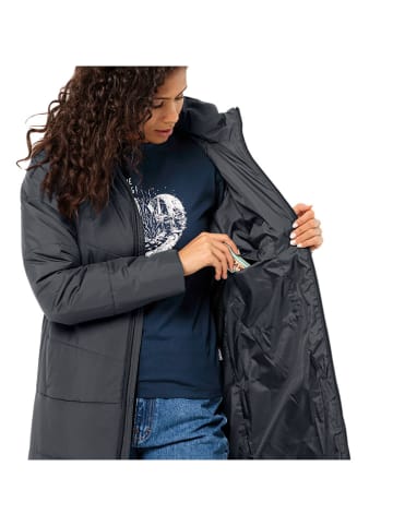 Jack Wolfskin Steppmantel "Deutzer" in Anthrazit