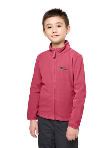 Jack Wolfskin Kurtka polarowa "Taunus" w kolorze różowym