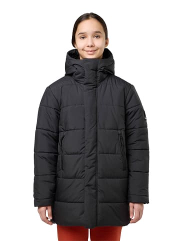 Jack Wolfskin Doorgestikte mantel "Teen" zwart