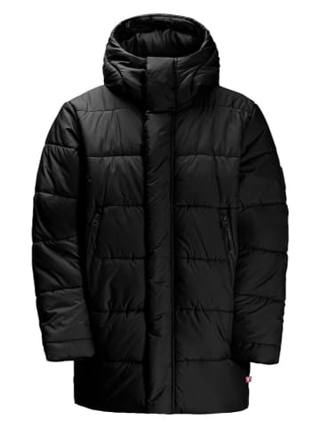 Jack Wolfskin Doorgestikte mantel "Teen" zwart