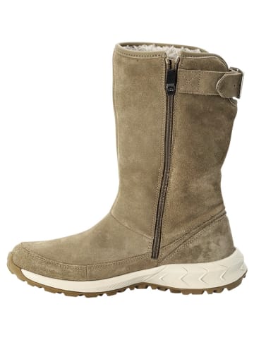 Jack Wolfskin Leder-Winterstiefel "Queenstown Texapore" in Beige