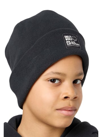 Jack Wolfskin Beanie "Smileyworld" in Schwarz