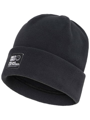 Jack Wolfskin Beanie "Smileyworld" in Schwarz