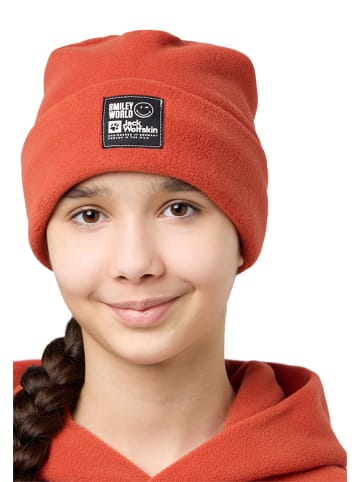 Jack Wolfskin Beanie "Smileyworld" in Rot