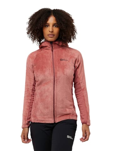 Jack Wolfskin Fleecejacke "Rotwand" in Rosa