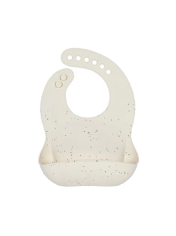 Lässig 2er-Set: Silikon-Lätzchen in Orange/ Beige