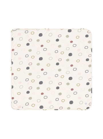 Lässig Musselin-Decke "Circles" in Creme - (L)80 x (B)80 cm - (L)80 x (B)80 cm
