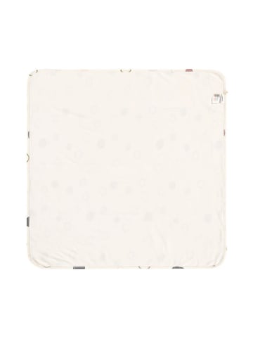 Lässig Musselin-Decke "Circles" in Creme - (L)80 x (B)80 cm - (L)80 x (B)80 cm