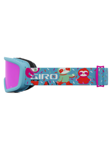 Giro Gogle narciarskie "Chico 2.0" w kolorze błękitno-różowym
