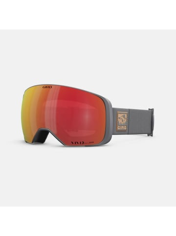Giro Ski-/ Snowboardbrille "Comp" in Grau/ Rot/ Gelb