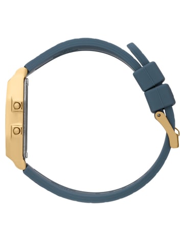 Ice Watch Digitaluhr "Digit Retro" in Blau/ Gold