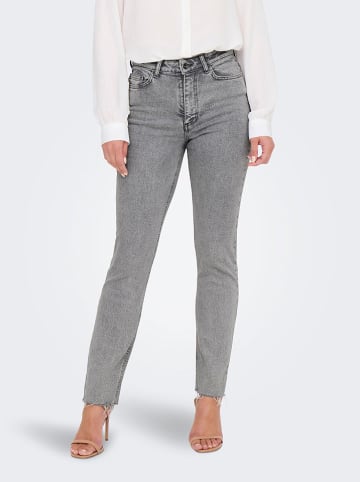 JDY Spijkerbroek "Lullu" - slim fit - grijs