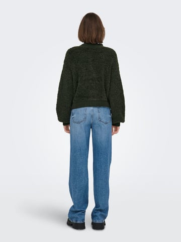 JDY Cardigan "Yeira" in Dunkelgrün